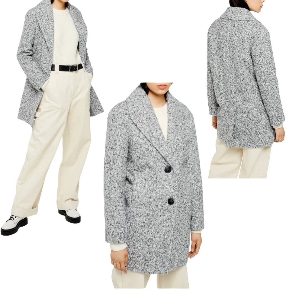 Topshop Odette Boucle Women's Coat